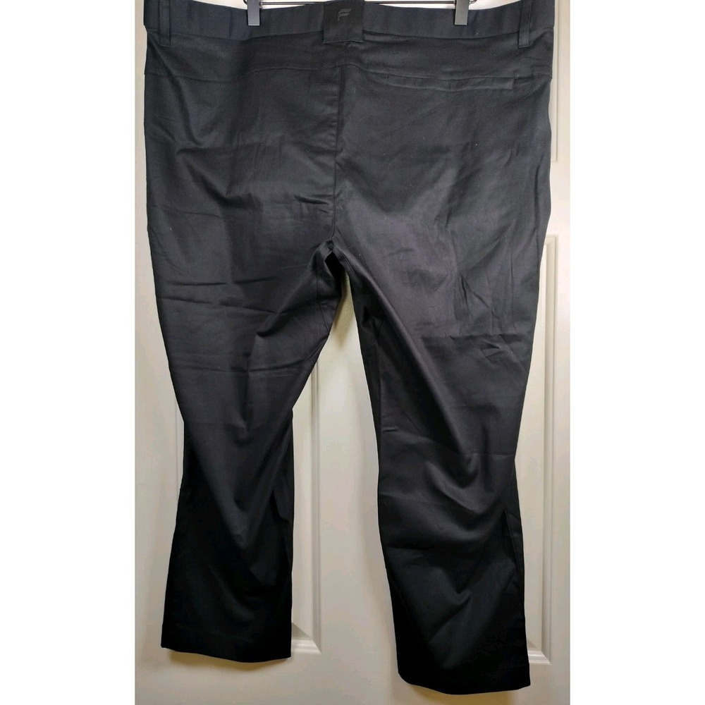 NWT Fabletics The High Side Chino Pants Black Men 42x25 (Tag 42x30) Slim Stretch - Picture 3 of 13